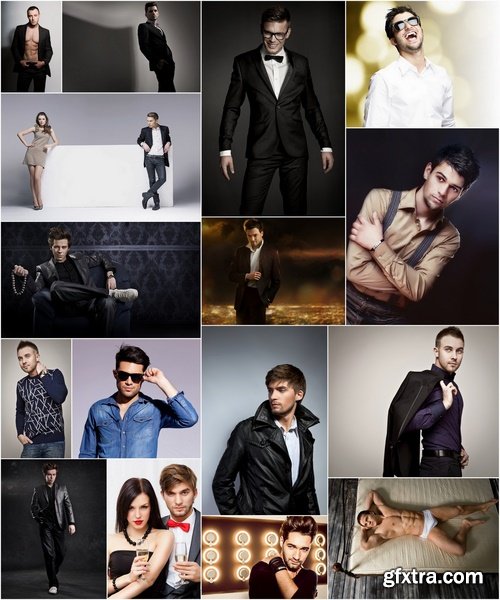 Glamour and fashion man Stock images - 25 HQ Jpg
