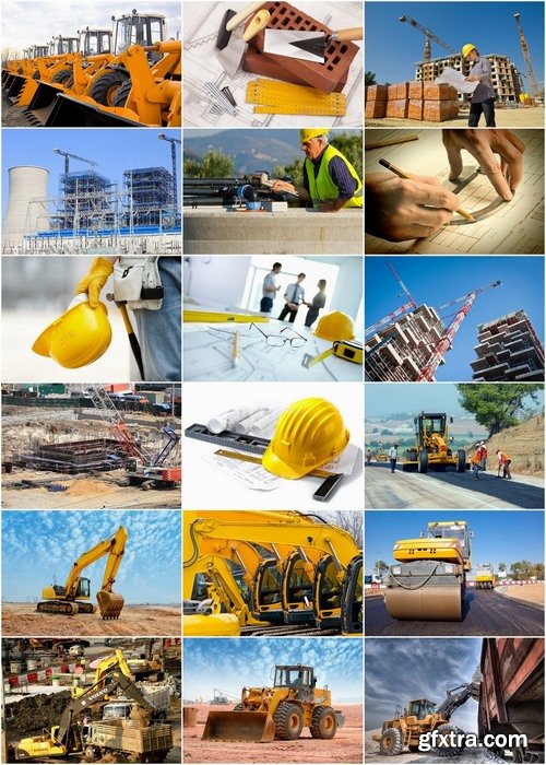 Construction equipment and construction sites Stock images - 25 HQ Jpg