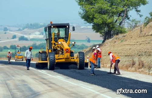Construction equipment and construction sites Stock images - 25 HQ Jpg