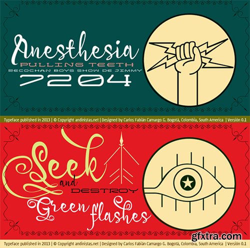 Bengala Font Family - 3 Font 120$