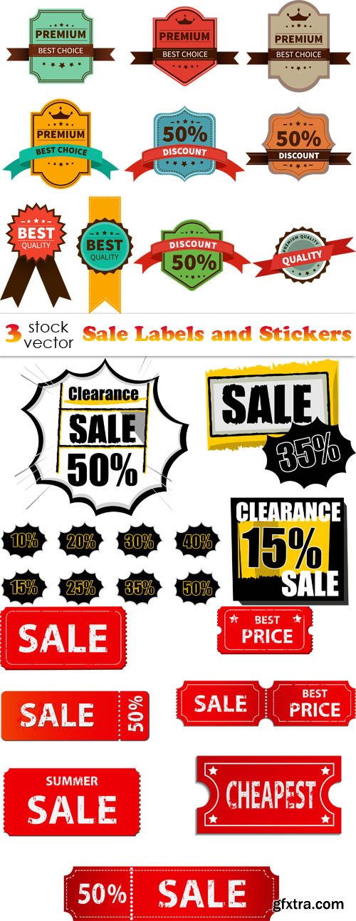 Vectors - Sale Labels and Stickers