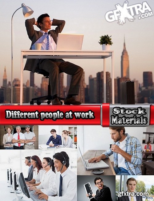 Different people at work 25 UHQ Jpeg