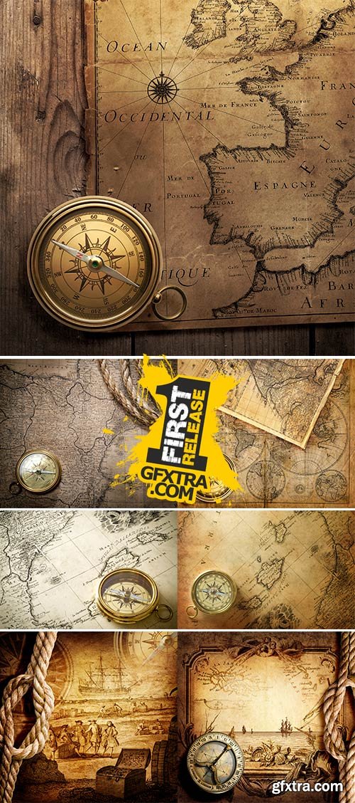 Stock Photo: Old map 6