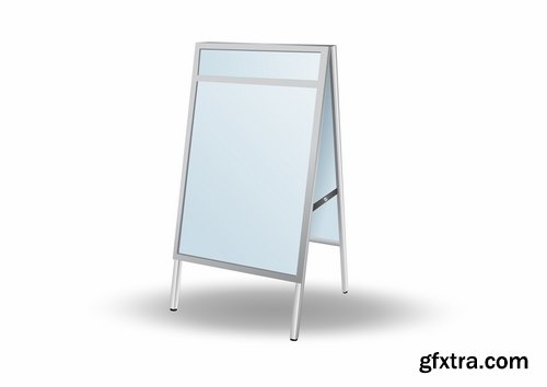 Various vector billboards and boards from stock - 25 Eps