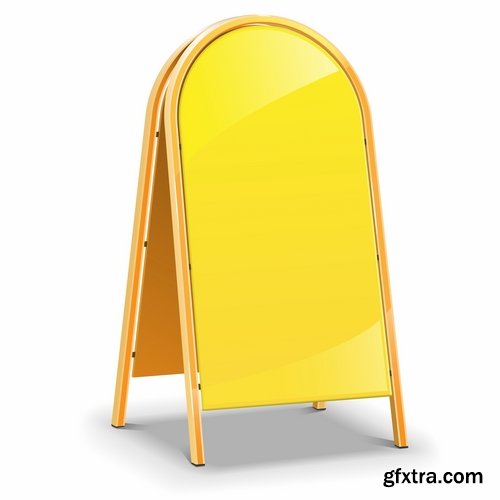 Various vector billboards and boards from stock - 25 Eps