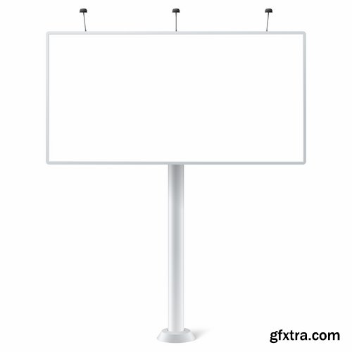 Various vector billboards and boards from stock - 25 Eps