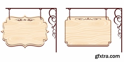 Various vector billboards and boards from stock - 25 Eps
