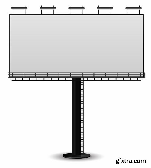 Various vector billboards and boards from stock - 25 Eps