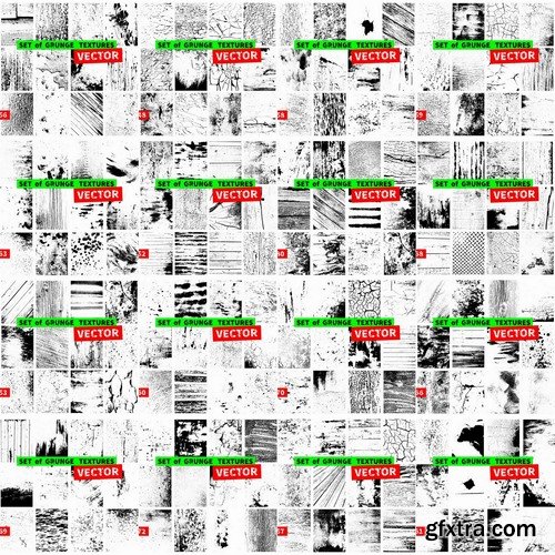 Big set of Grunge Backgrounds and textures - 25 Eps
