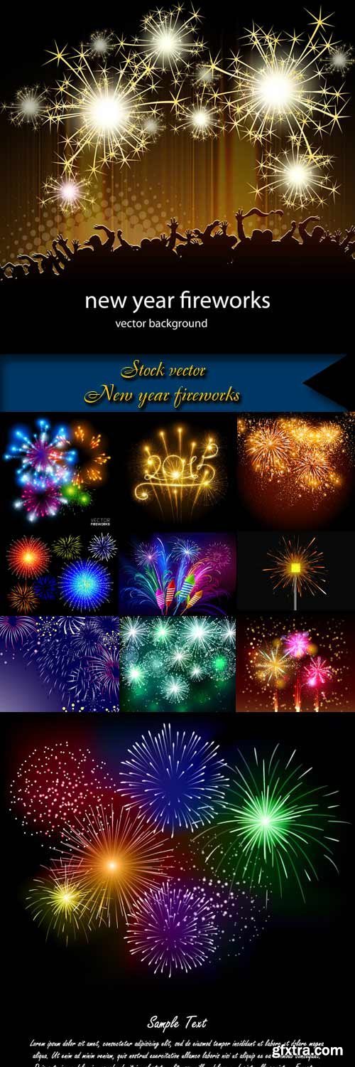 New year fireworks
