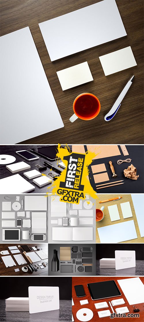 Stock Images Template for branding identity for graphic designers presentations and portfolios