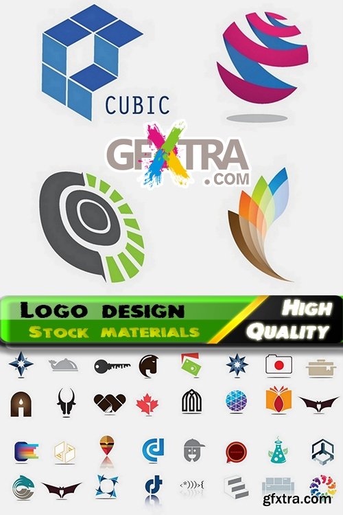 Logo Design in vector Set from stock #38 - 25 Eps