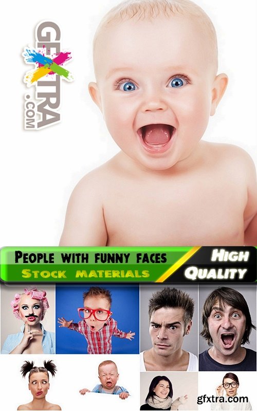People with funny faces Stock images - 25 HQ Jpg