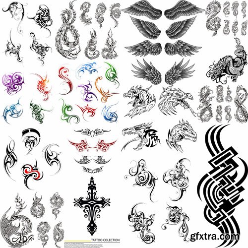 Tattoo Collection #2 - 24 Vector