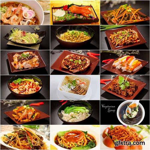 Collection of various kinds of dishes for restaurants 25 UHQ Jpeg