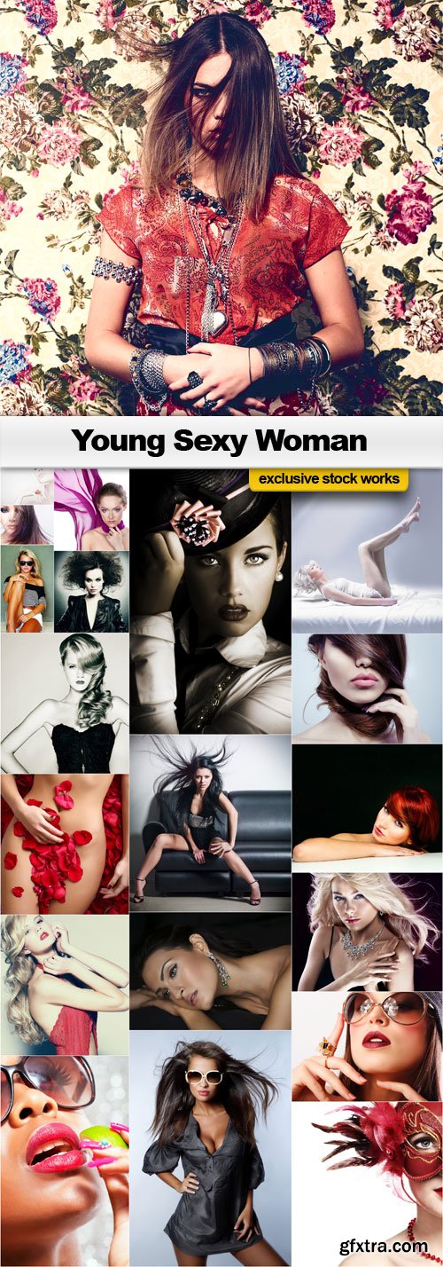 Young Sexy Woman - 25x JPEGs