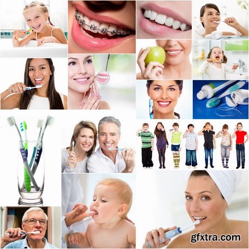 Dental hygiene and care of teeth - 25 HQ Jpg