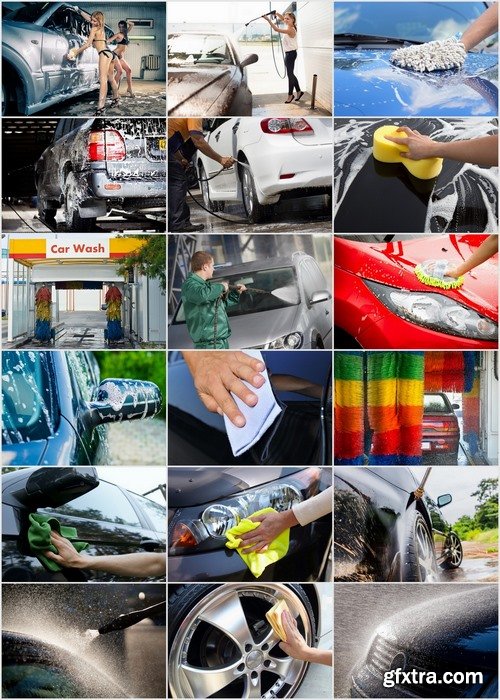 Car wash and car washing Stock images - 25 HQ Jpg