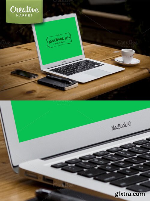 CreativeMarket - Mockup for MacBook Air