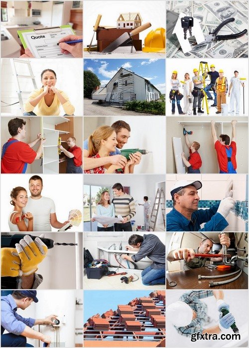Builders and home repair Stock images - 25 HQ Jpg