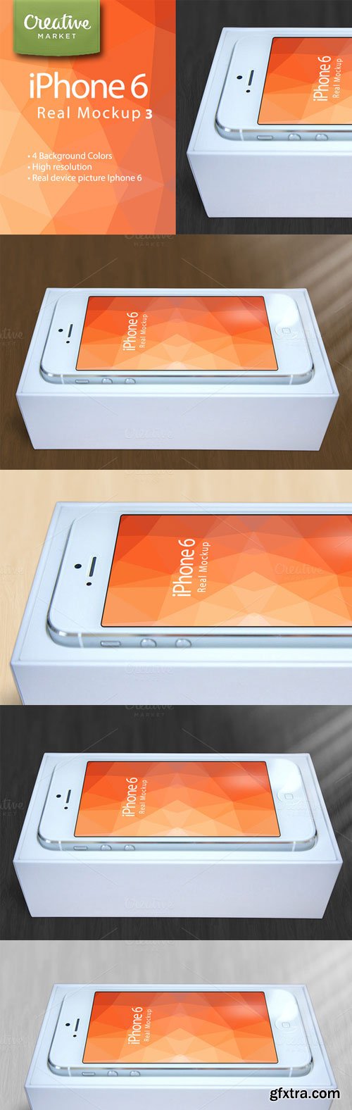 CreativeMarket - Mockup Iphone 6 Real Mockup 3