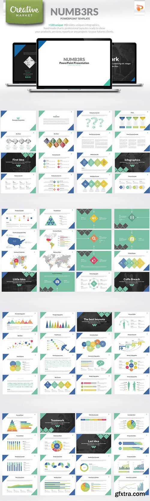 CreativeMarket - Numbers | Powerpoint Presentation