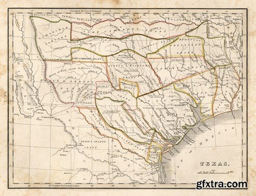 Vintage map 1,25 x UHQ JPEG