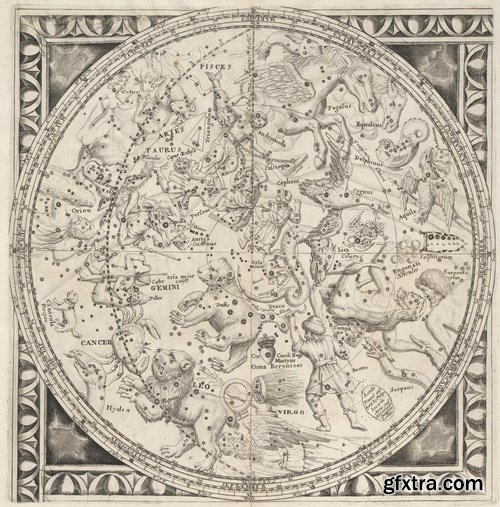 Vintage map 1,25 x UHQ JPEG