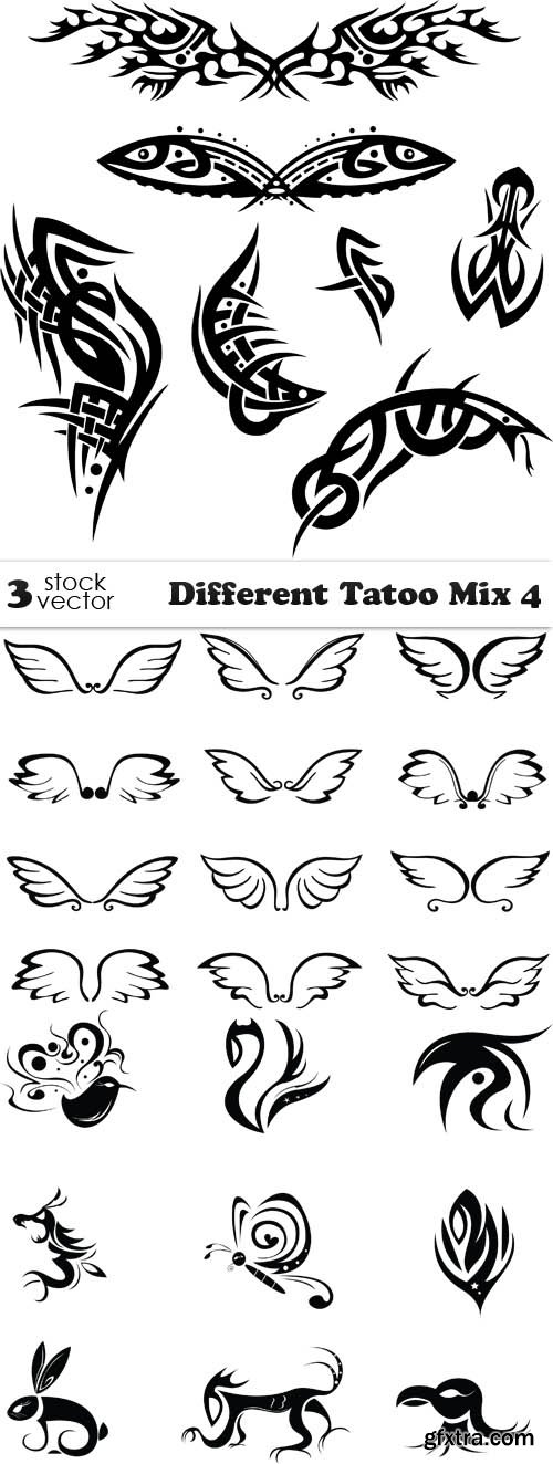 Vectors - Different Tatoo Mix 4