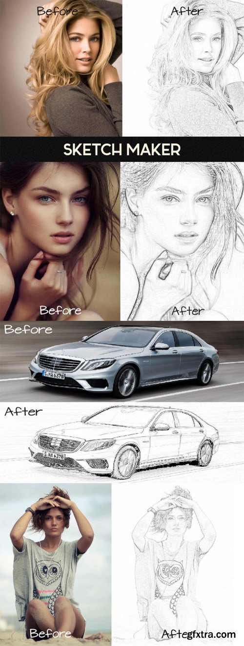 CreativeMarket - Sketch Maker - Sketch Action 42243