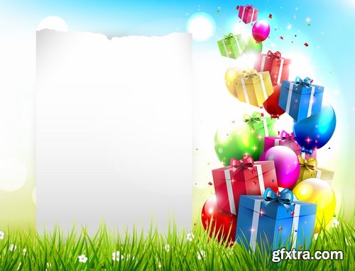Collection of various gift cards vector images #2-25 Eps