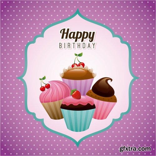 Collection of various gift cards vector images #2-25 Eps