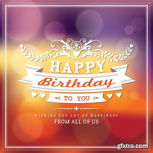 Collection of various gift cards vector images #2-25 Eps