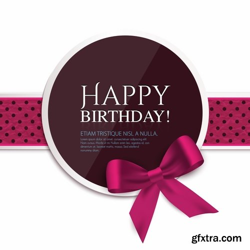 Collection of various gift cards vector images #2-25 Eps
