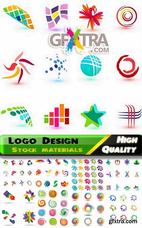 Logo Design in vector Set from stock #39 - 25 Eps