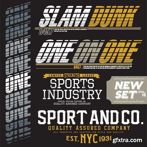 T-Shirts Design Collection, 25xEPS