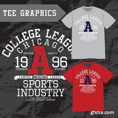 T-Shirts Design Collection, 25xEPS