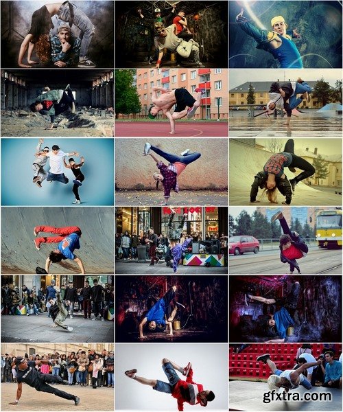 Young people dancing breakdance 25 UHQ Jpeg