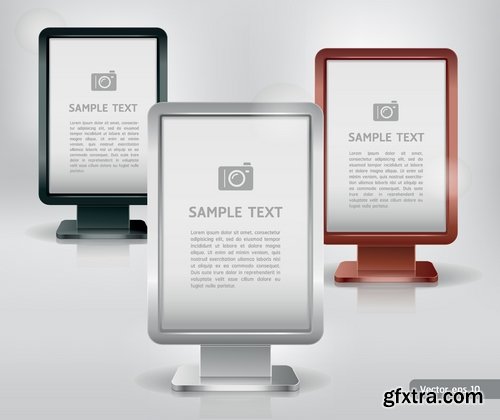 Billboards and banners in vector from stock - 25 Eps