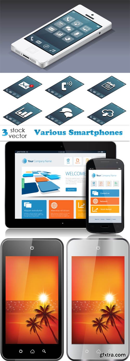 Vectors - Various Smartphones