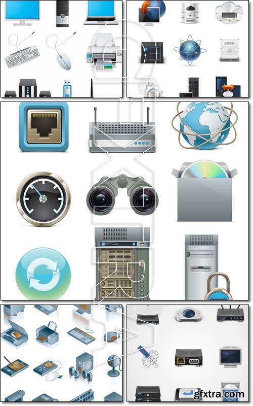 Networking, Computer Icons - Vector