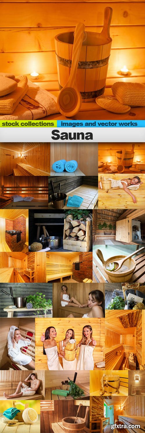 Sauna,25 x UHQ JPEG