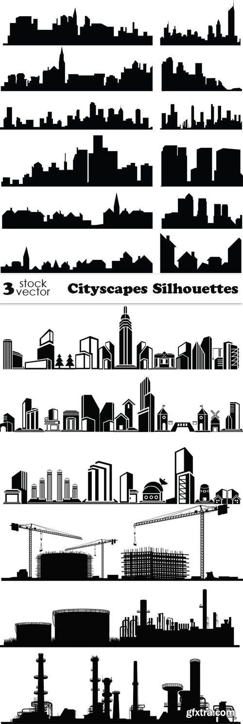 Vectors - Cityscapes Silhouettes