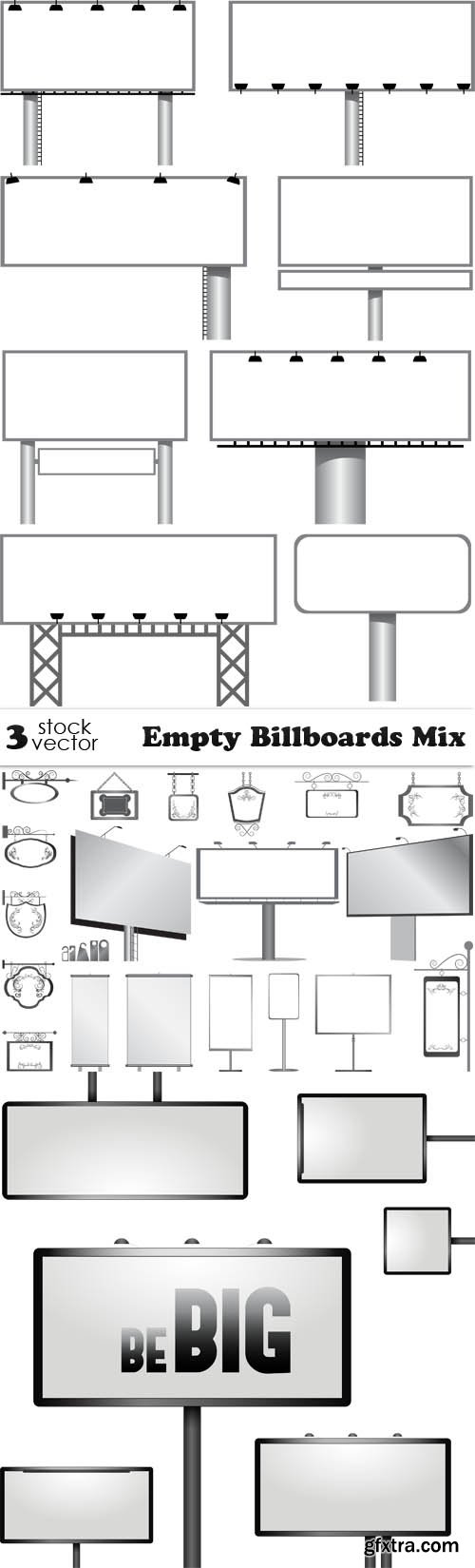 Vectors - Empty Billboards Mix