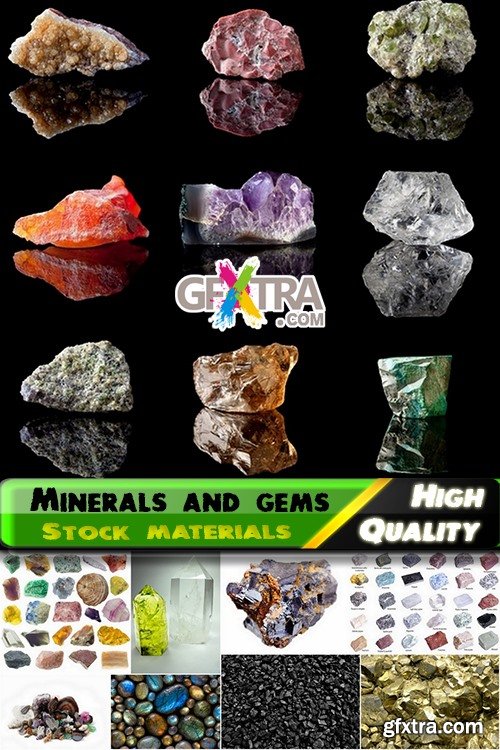 Minerals and gems Stock images - 25 HQ Jpg