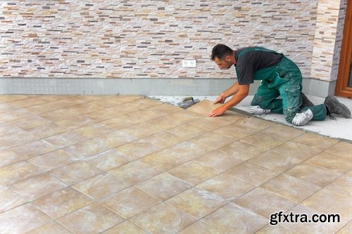 Tile Installation and home repair Stock images - 25 HQ Jpg