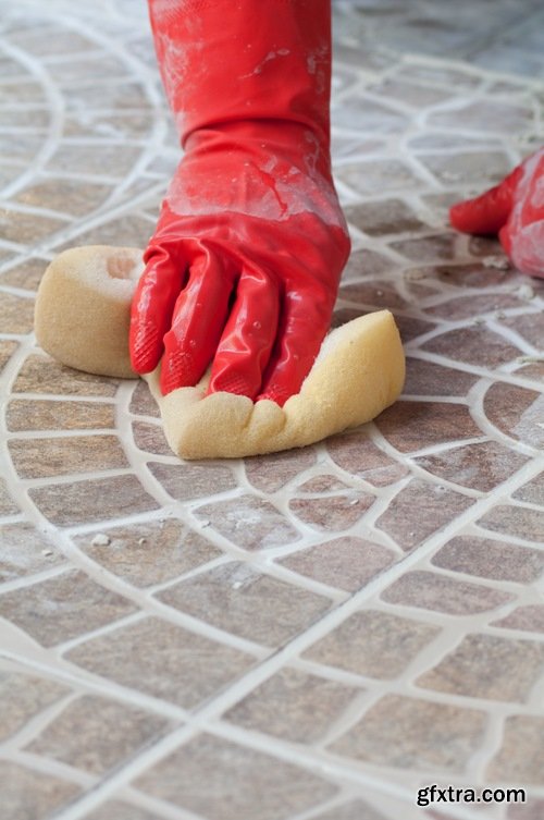 Tile Installation and home repair Stock images - 25 HQ Jpg