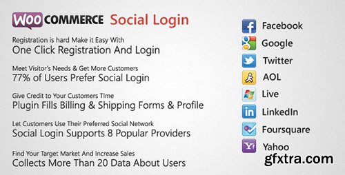 CodeCanyon - WooCommerce Social Login and Checkout v1.0.5 CodeCanyon - WooCommerce Social Login and Checkout v1.0.5