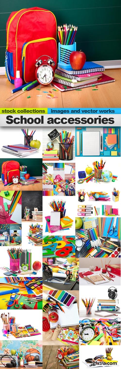 School accessories,25 x UHQ JPEG
