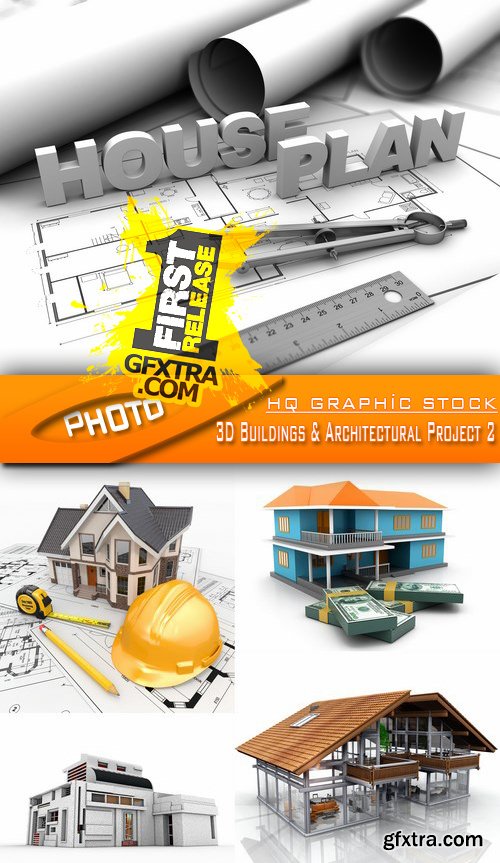 Stock Photo - 3D Buildings & Architectural Project 2